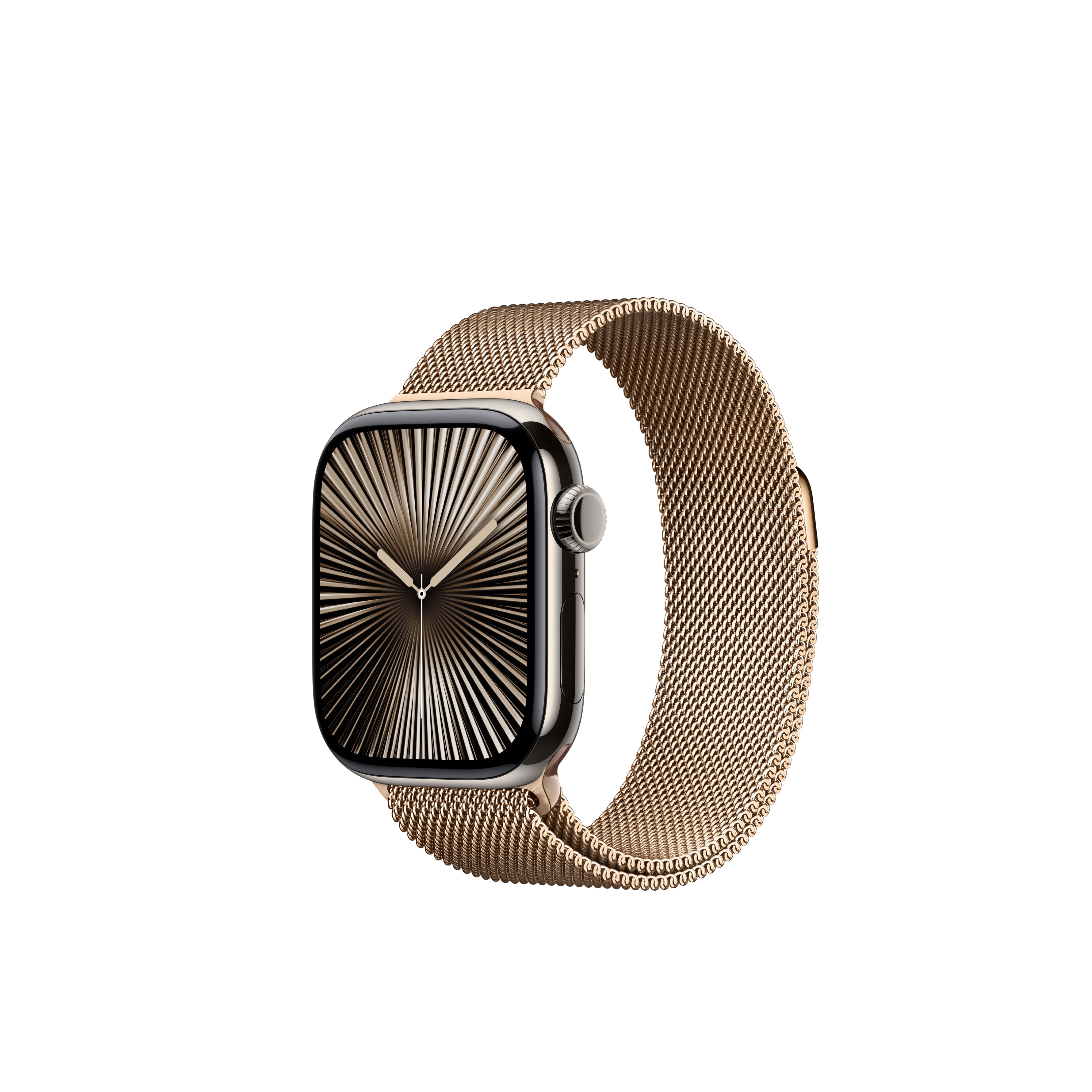 Apple Watch Series 10 46mm Titanium Case Milanese Loop.