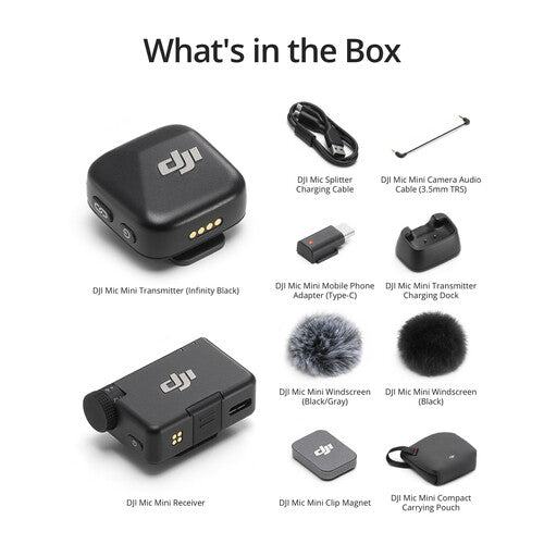DJI Mic Mini Compact Wireless Microphone