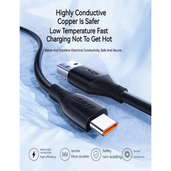 ANKER USB-A to USB-C Cable 6A - A8001