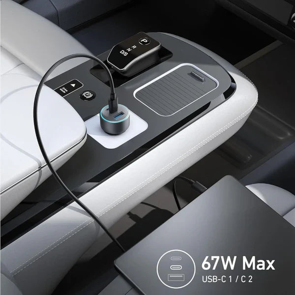 Anker 335 Car Charger 67W - Black