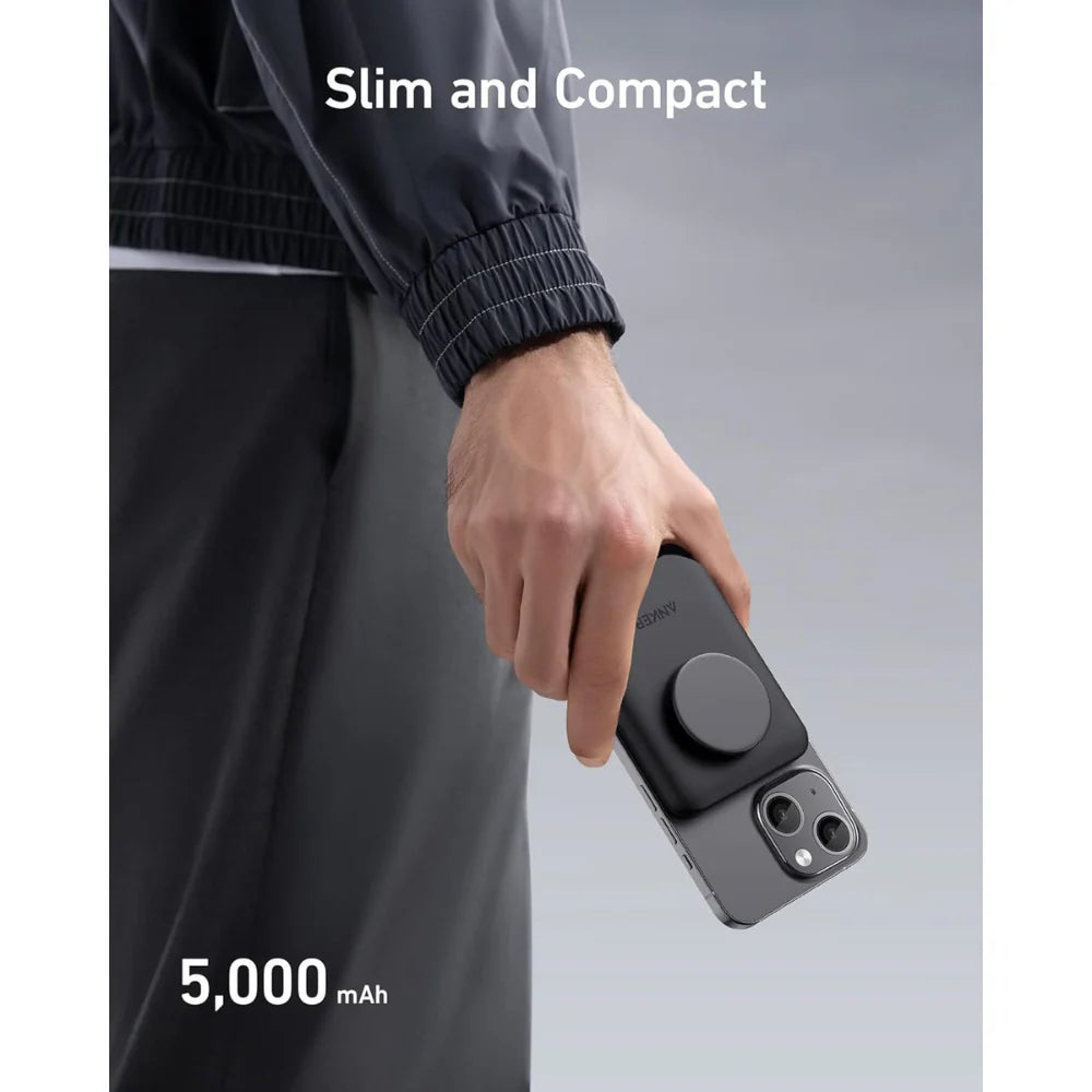 Anker 622 5000mAh Magnetic Powerbank (MagGo with PopSockets Grip)