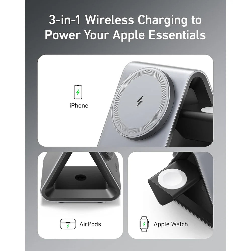 Anker 737 MagGo 3-in-1 15W Charger (Docking Station) - B2599