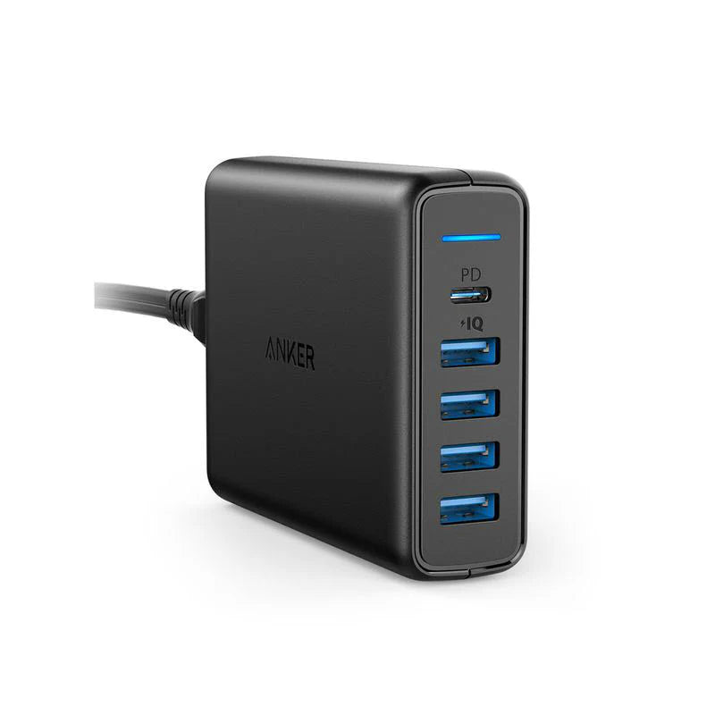 Anker PowerPort I PD with 1PD and 4 PIQ with USB-C Power Delivery (60W)
