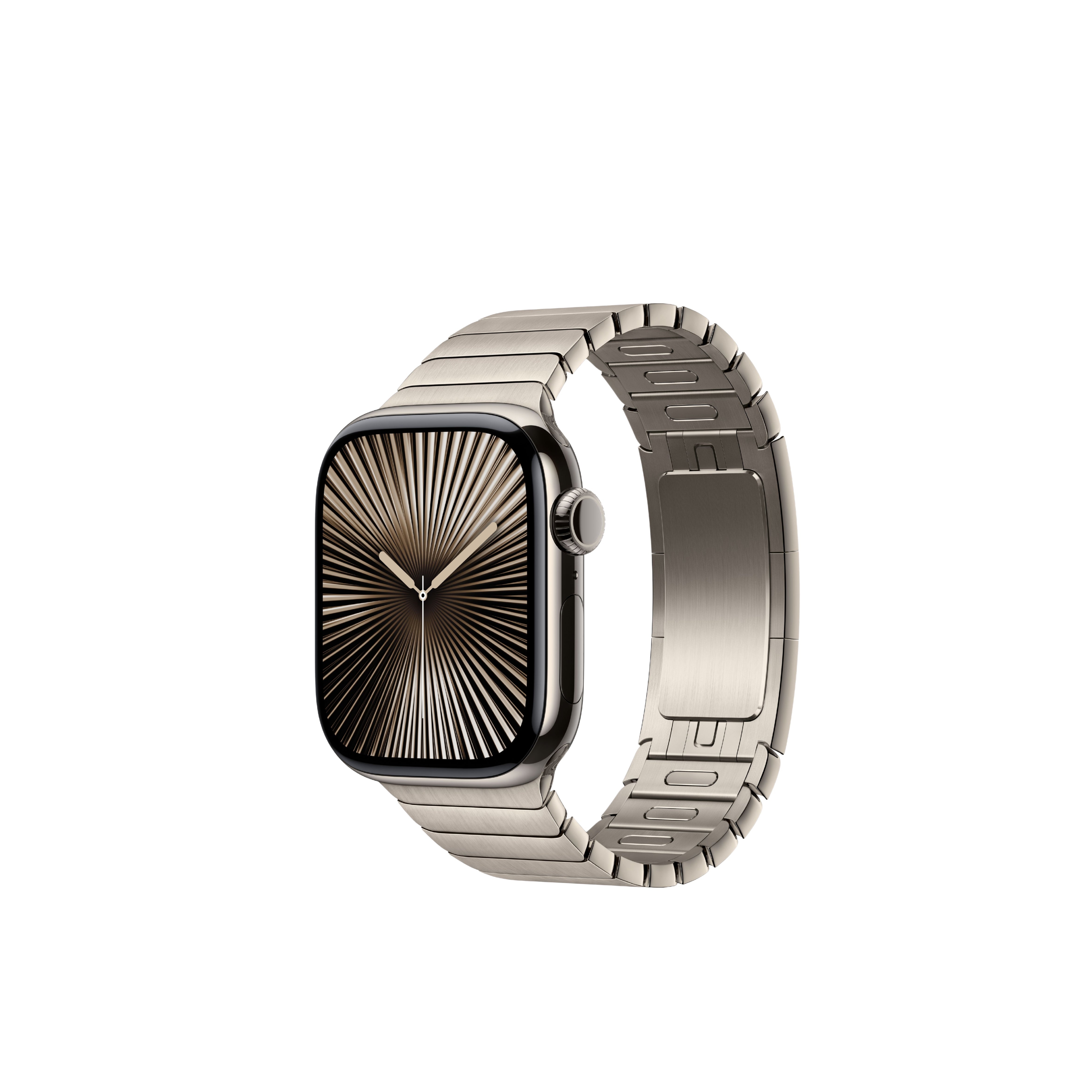 Apple Watch Series 10 46mm Titanium Case Link Bracelet.