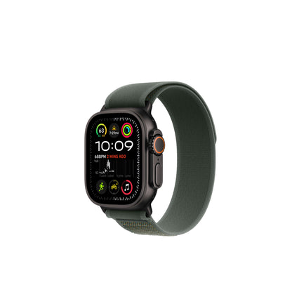 Apple Watch Ultra 2 Black Titanium Case Trail Loop.