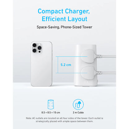 Anker 20W USB C Fast Charging Power Strip 12 in 1