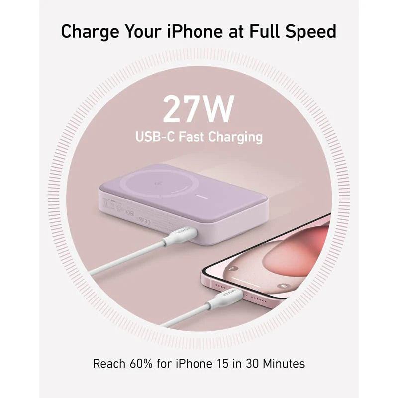Anker MagGo Power Bank 15w Portable Charger (A1654)