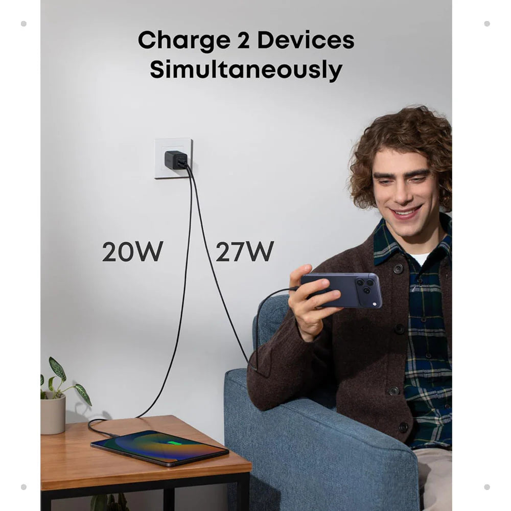 Anker Nano 3 47W USB C Charger (A2039) - UK Plug