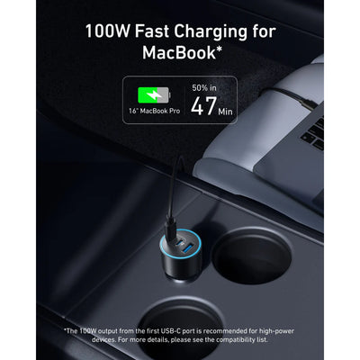 Anker Nano Car Charger (167.5W, 3 Ports)