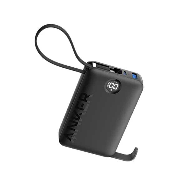 Anker Portable 20000 mAh 22.5W Power Bank with Built-In USB-C Cable - A1647