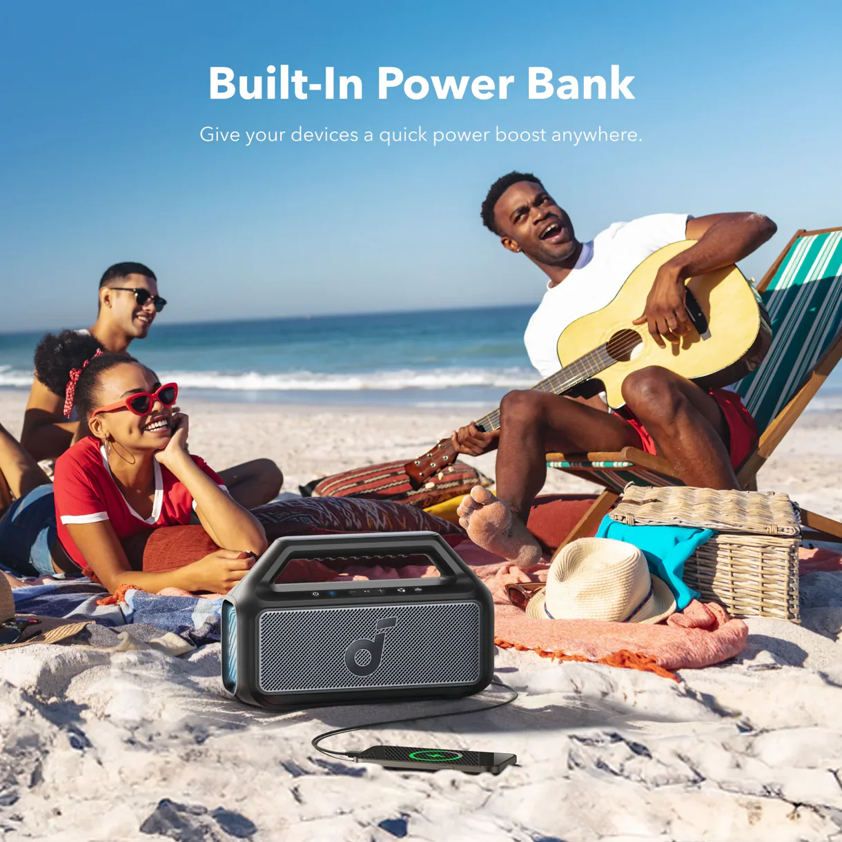 Anker Soundcore Boom 2 Portable Bluetooth Speaker