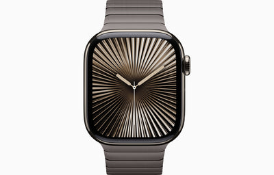 Apple Watch Series 10 46mm Titanium Case Link Bracelet.