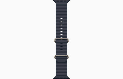 Apple Watch Ultra 2 Natural Titanium Case Ocean Band.