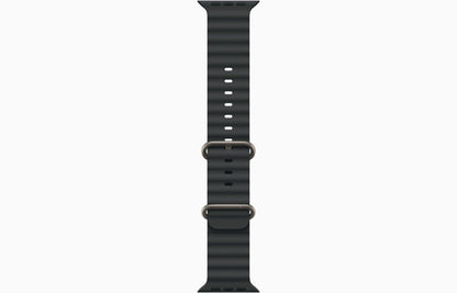 Apple Watch Ultra 2 Natural Titanium Case Ocean Band.