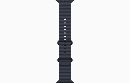 Apple Watch Ultra 2 Black Titanium Case Ocean Band.