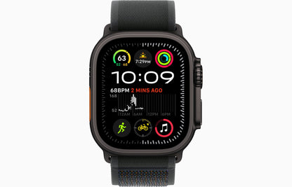 Apple Watch Ultra 2 Black Titanium Case Trail Loop.