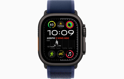 Apple Watch Ultra 2 Black Titanium Case Trail Loop.