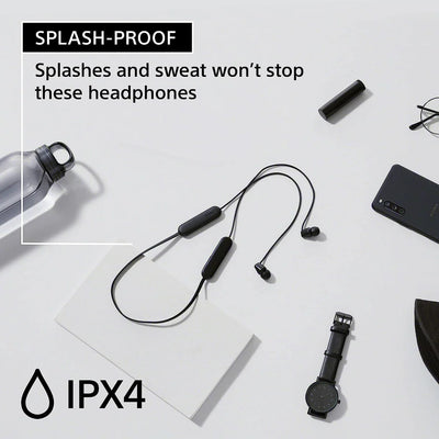Sony WI-C100 Wireless in-Ear Bluetooth Headphones with Built-in Microphone
